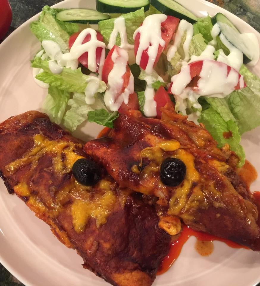 Enchiladas for dinner😊
