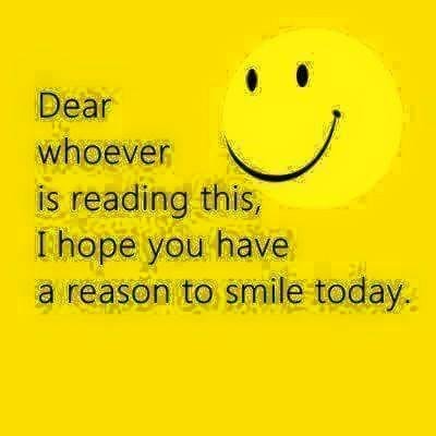 We all need to smile