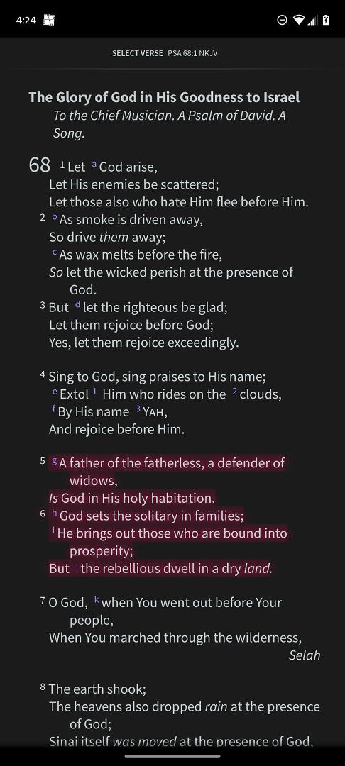 I love this verse of Scripture!!! It has a special place and significance in my life and in my heart. Because I can definitely relate to being in a solitary state, having been locked down in a level five prison unit where t