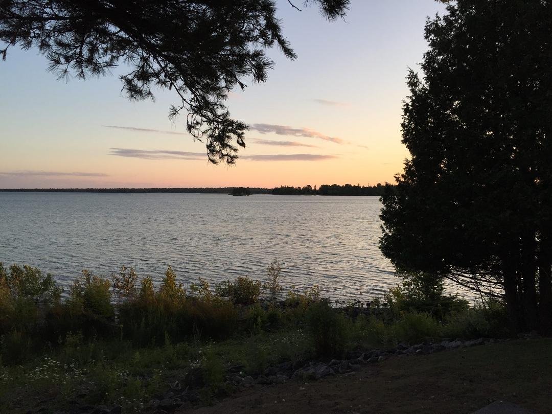 Les Cheneaux Islands sunset!!