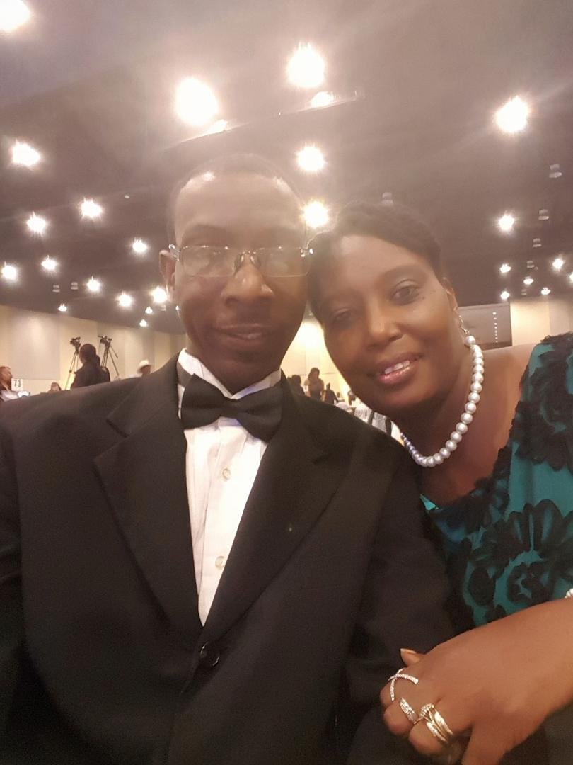 The wife and I at the new mayor's ball.