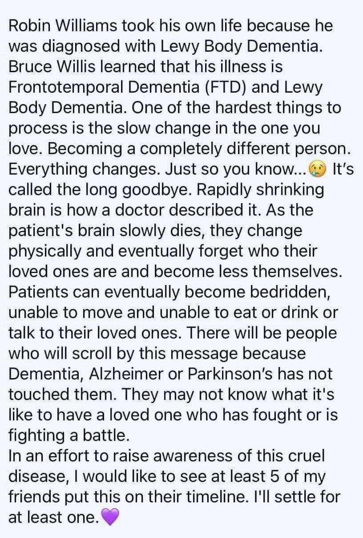 One of the most important letters you may read. Be kind.