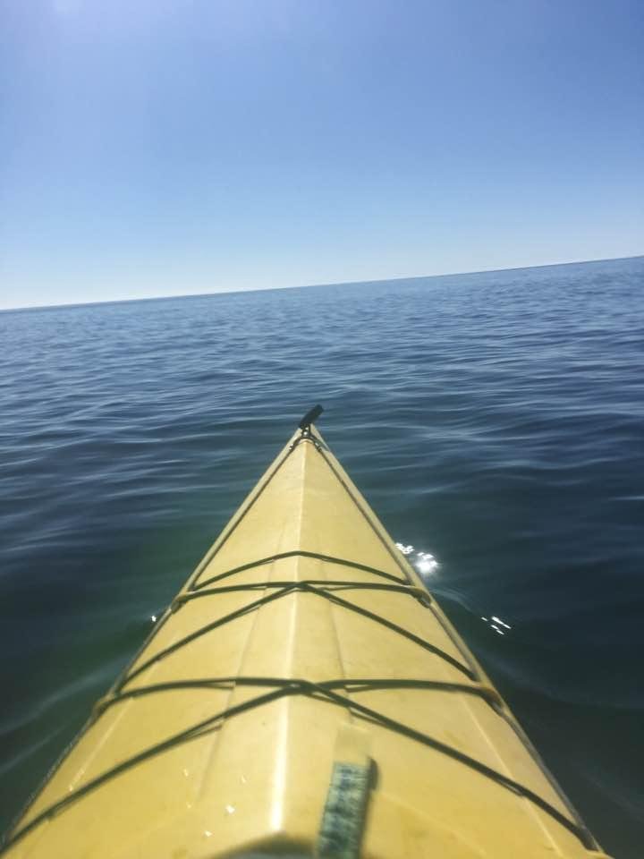 Lake Superior . I'm really just checking out the north shore, but when I look South, this is what I see.