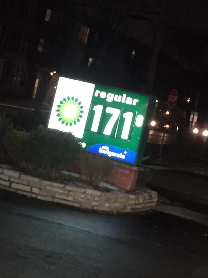 Finally we are under $2 a gallon!!!