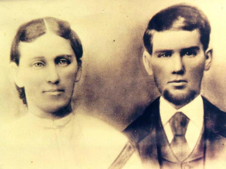 Eli and Lucy Miller. 1878.