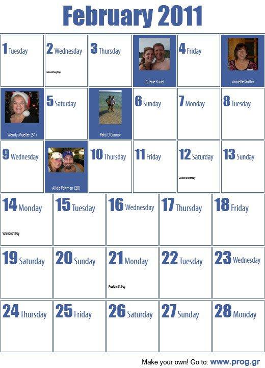 Thomas Daurio's album, My Calendar