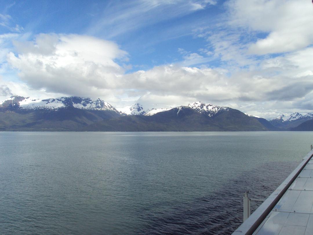 Heading for Endicott Arm and several glaciers visible from the ship