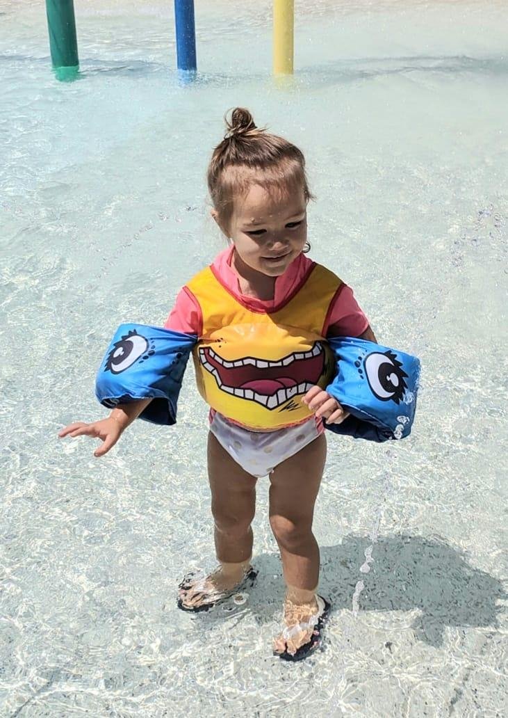 Our next generation water baby! 💖