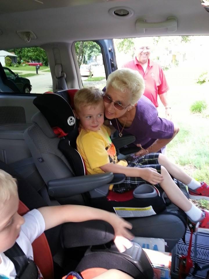 Max Sherry's album, With the grandkids
