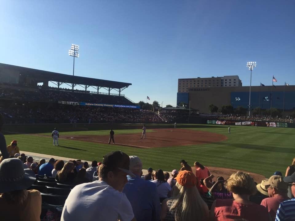 Perfect evening at Victory Field!