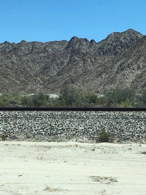 Rock mountains outside of Yuma AZ