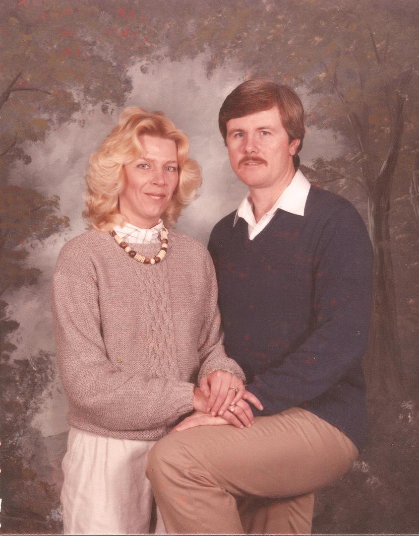 Happy 46th anniversary Ann. I made reservations for us at St. Elmo`s for 8 o`clock....Try not to be late!
Loved you,