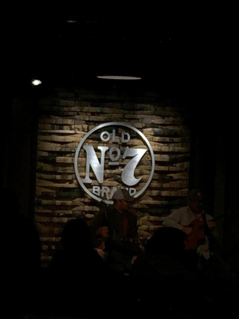 Jack Daniel’s Restaurant and Bar in Nashville. Live music tonight! Very good!
