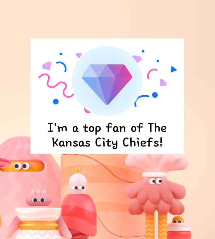 With The Kansas City Chiefs – I just got recognized as one of their top fans! 🎉