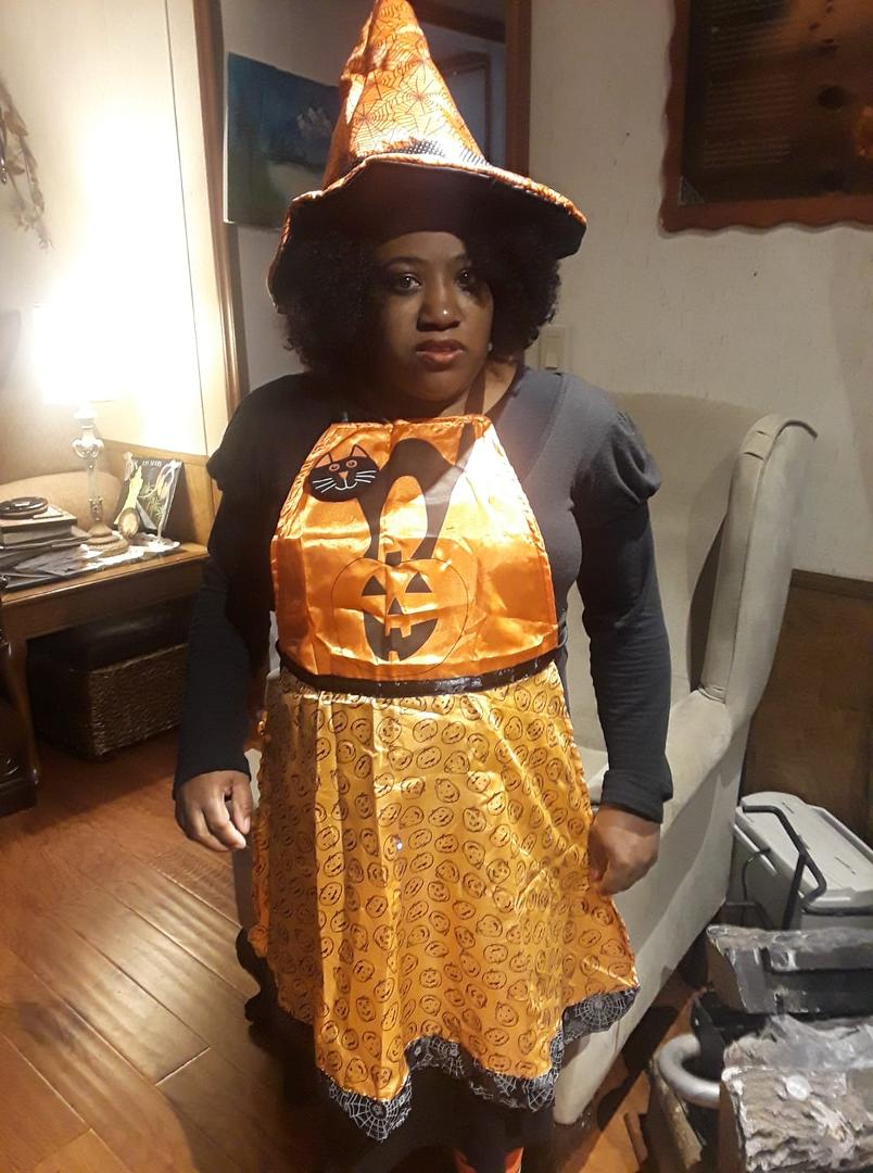 Missy is planning on going to a Halloween Party.  She is a beautiful witch