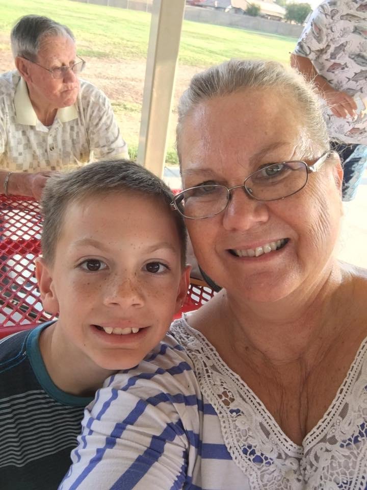 Grandparents day with my awesome grandson!!