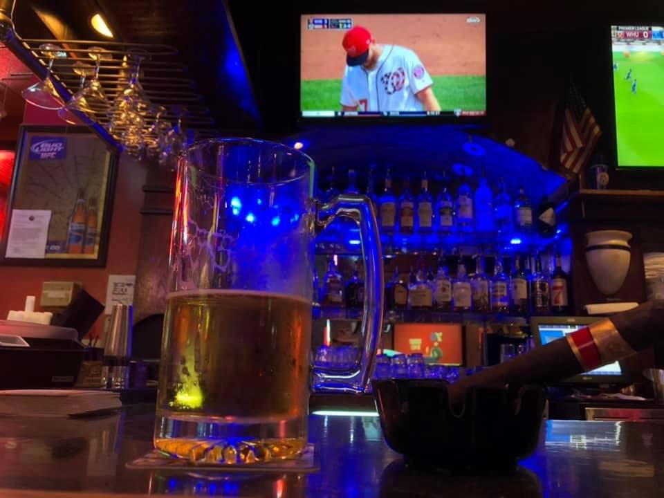 Beer, cigar, and baseball!