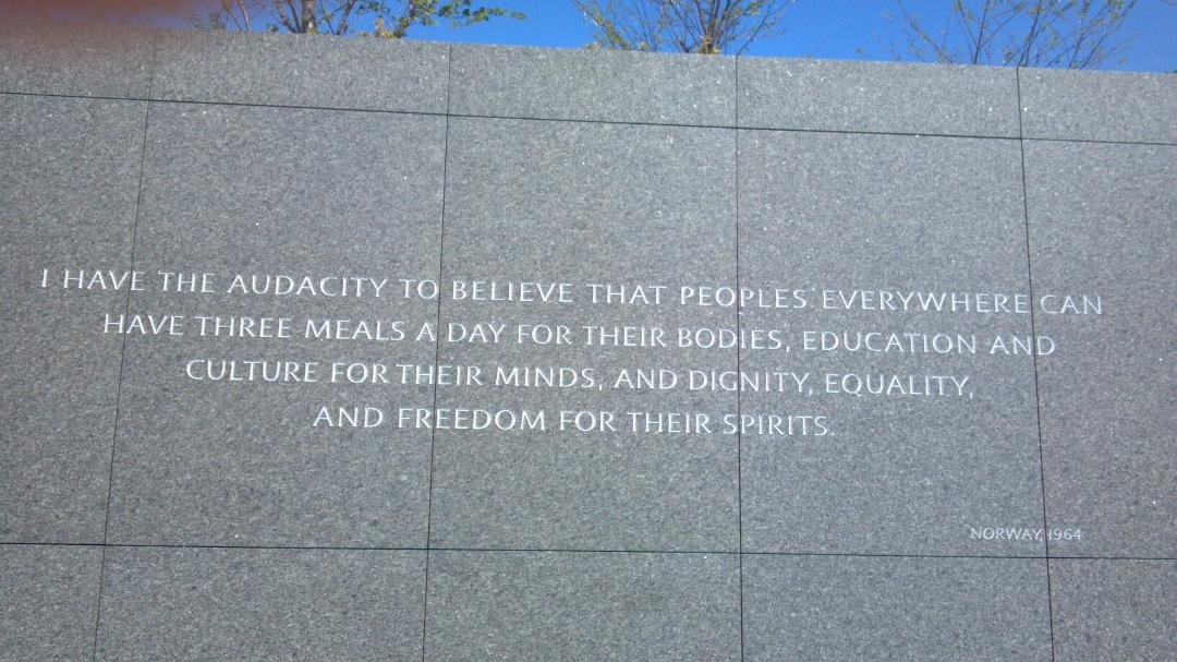 Martin Luther King Jr 's words