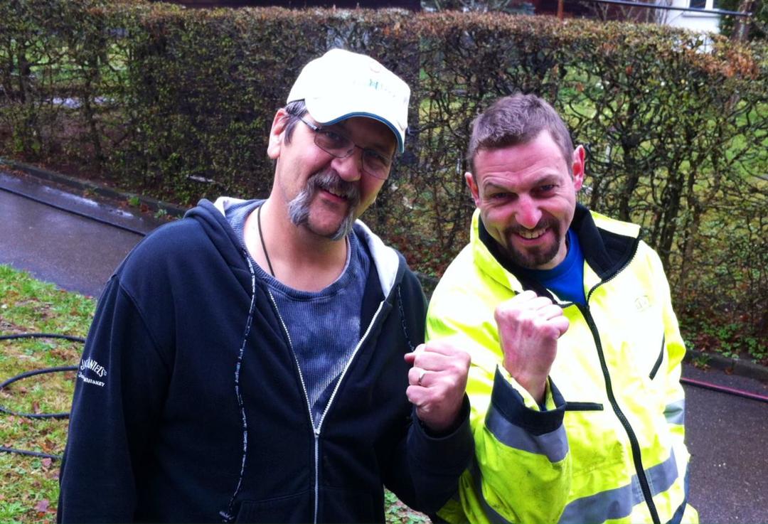 My friend Oli Bodsches and me in Sindelfingen ( 2012)