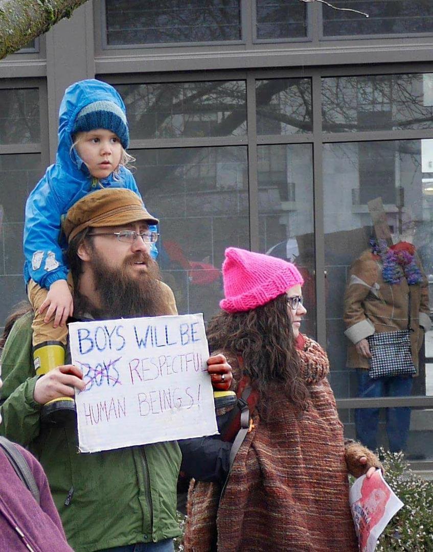 Love this sign from the march!