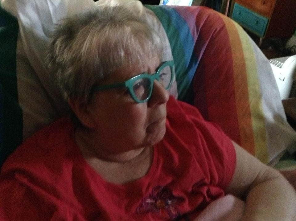 I wanted to show you my new glasses. These are the green ones I got recently.
Let me warn you, this is an exceptionally good picture of me. I had Larry take about 10 pictures. My eyes looked wonky in the front facing o