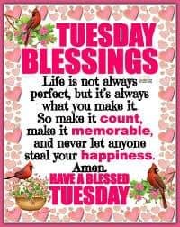 GOOD MORNING AND HAVE A BLESSED DAY