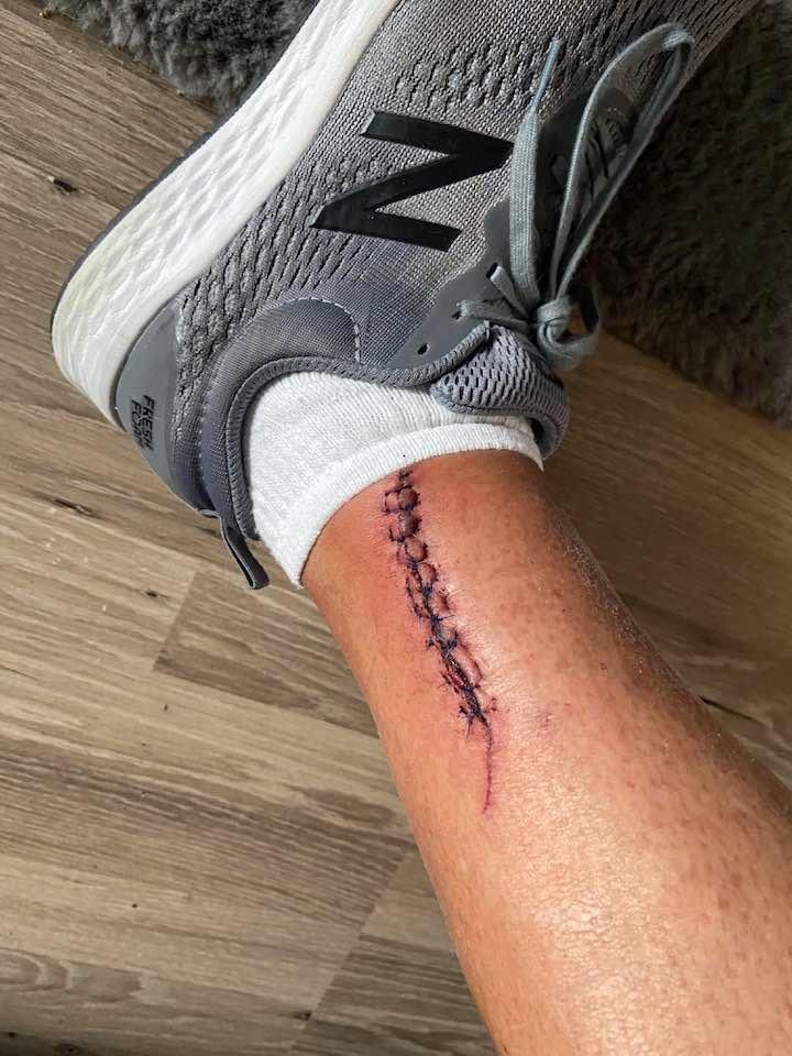 Day three still no sign of the land shark that did this