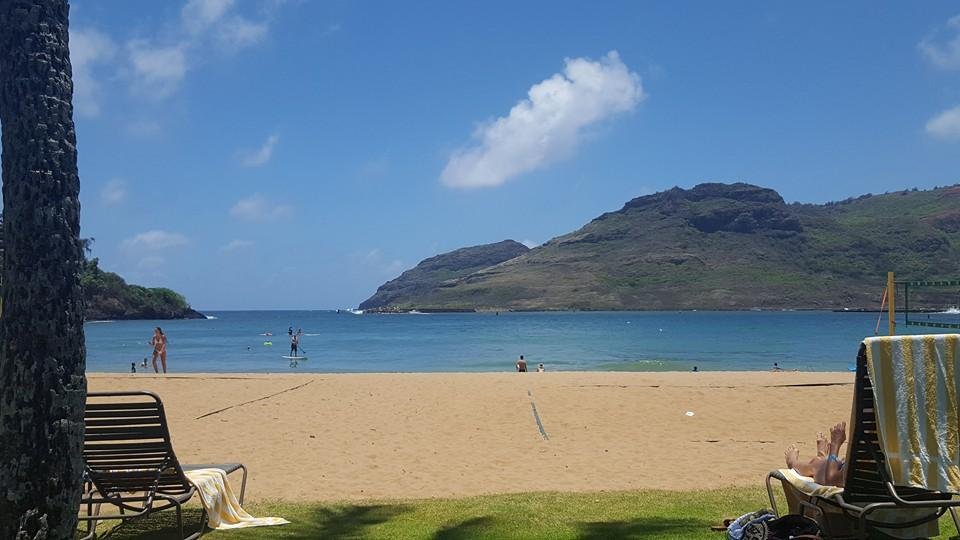 A lazy day at the beach.