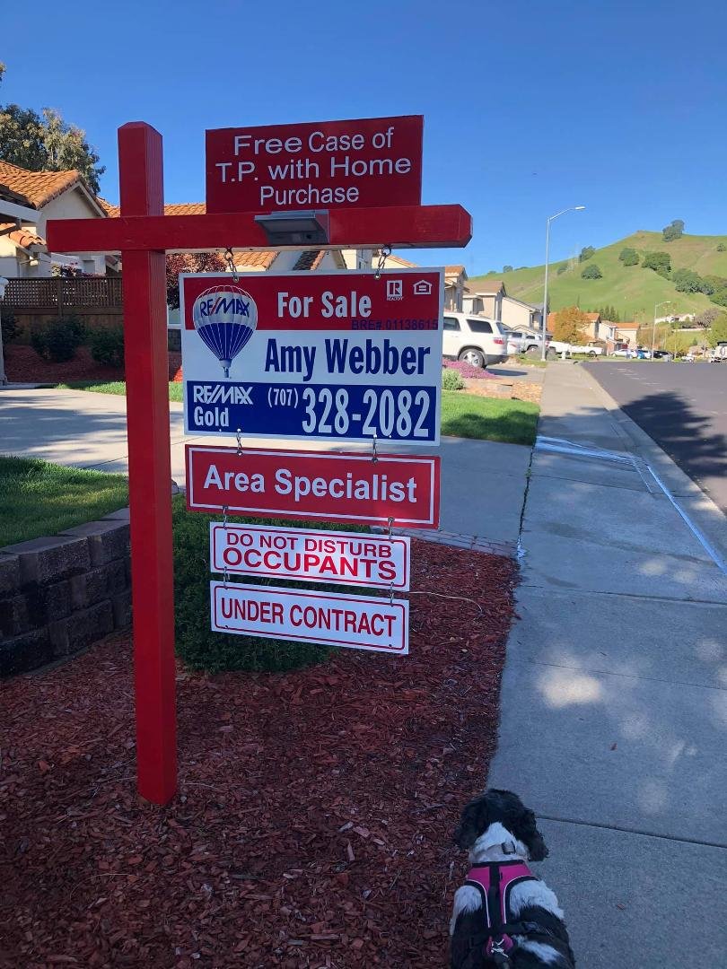 Saw this on my walk this morning Someone has a sense 
 of humor