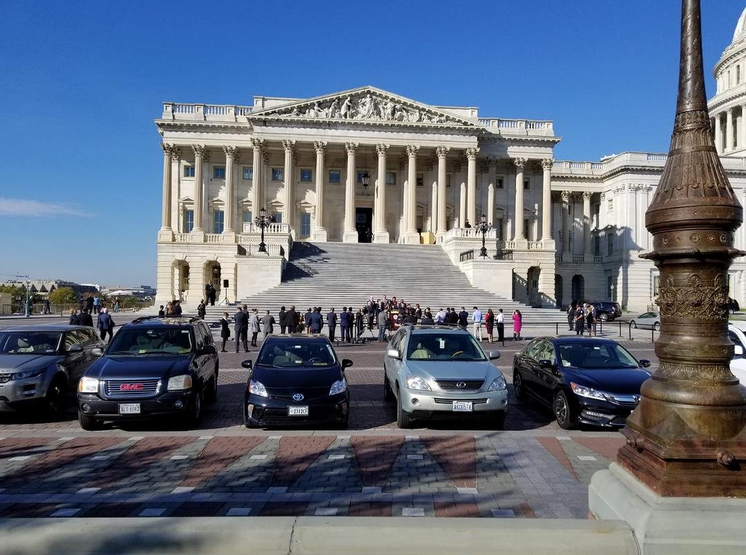 House side of the capitol, seen while hiking from Dirksen to Rayburn office buildings