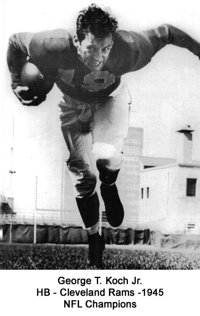 Uncle George T. Koch Jr. of Temple, Texas was not a star like big brother Botchey Koch but he did have some moments in football. In 1941 the No. 1-ranked Texas Longhorns were on their way to a national championship and Rose