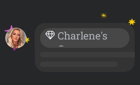 With Amanda Meadows – I just earned their Charlene's Crew badge!🎉