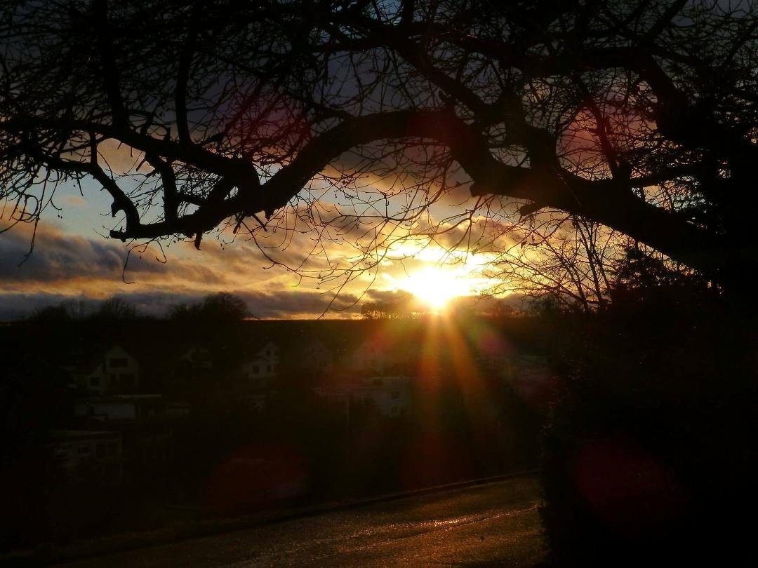 Yesterdays sunset.  After a stormy day, this was something to see.
