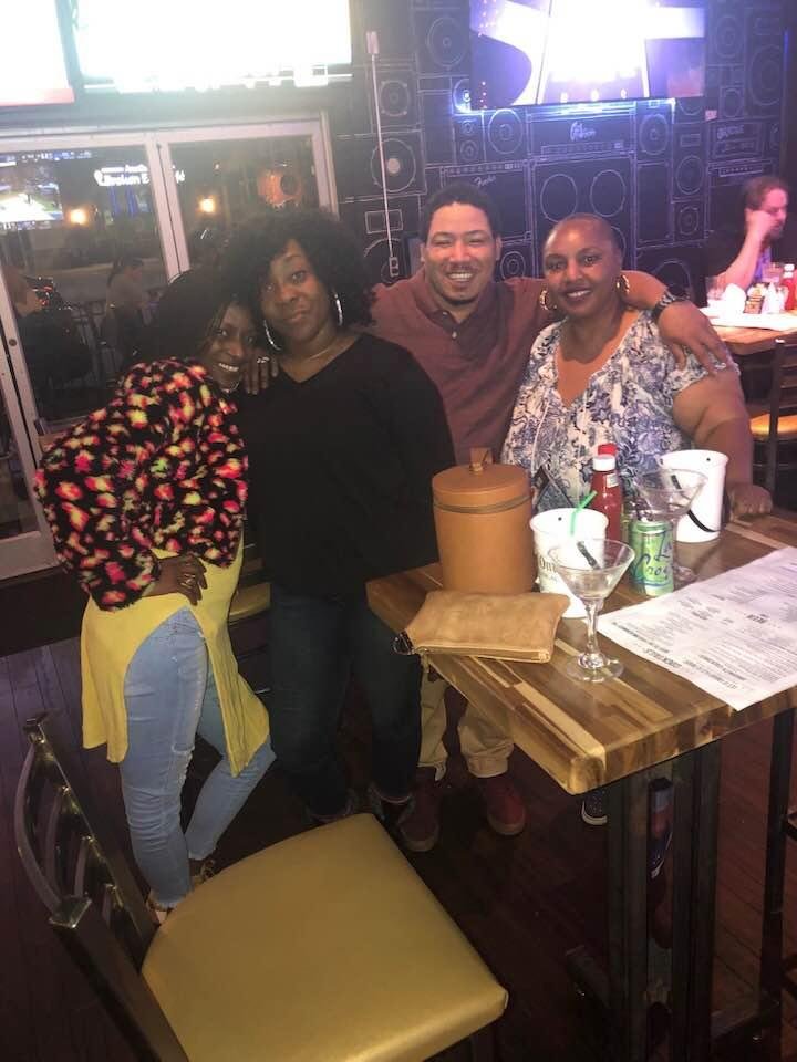 Me and wife out with my fam at Gibson’s