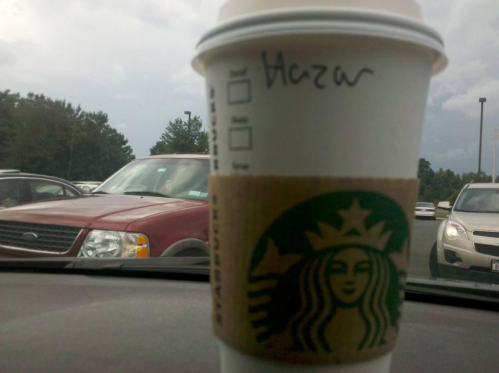 Male barista gave me attitude when I didn't answer to this name! He said, "Well, read the cup!"