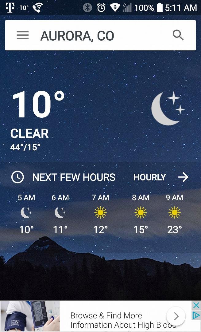 Definitely cold this morning!