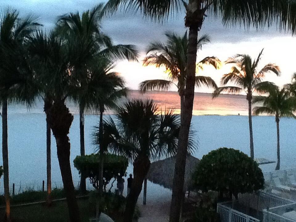 Beautiful sunset on Ft. Myers Beach, FL!