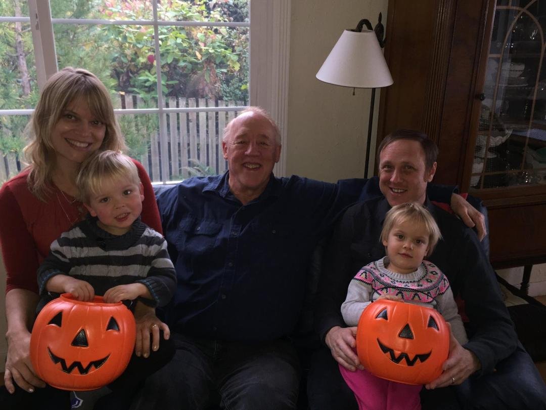 Great to see my son, daugher-in-law and grandtwins for a Halloween weekend!