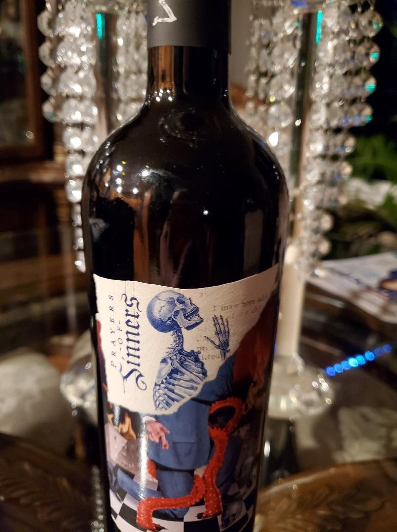 Heidi and I are trying out an interesting bottle...sounds about right, lol!