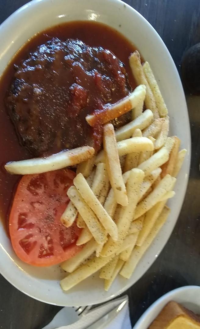 My last chopped steak at the Char Bar