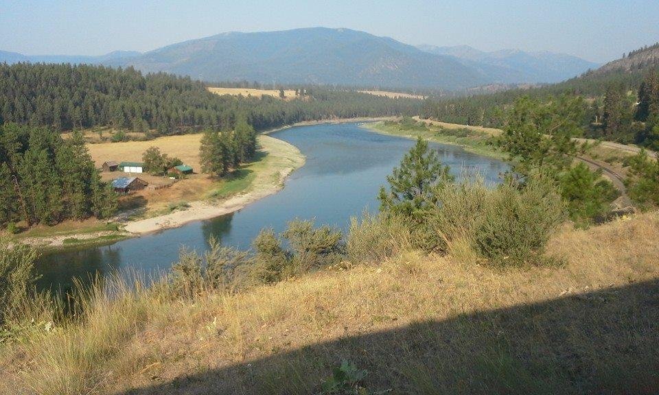 A better view of the Clark Fork River.