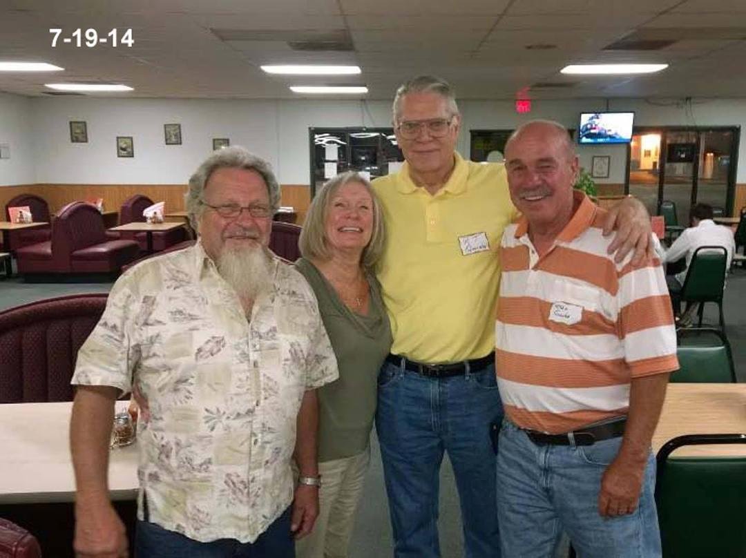 Reunion (informal) in East Peoria last evening. The last of about 200 to leave.