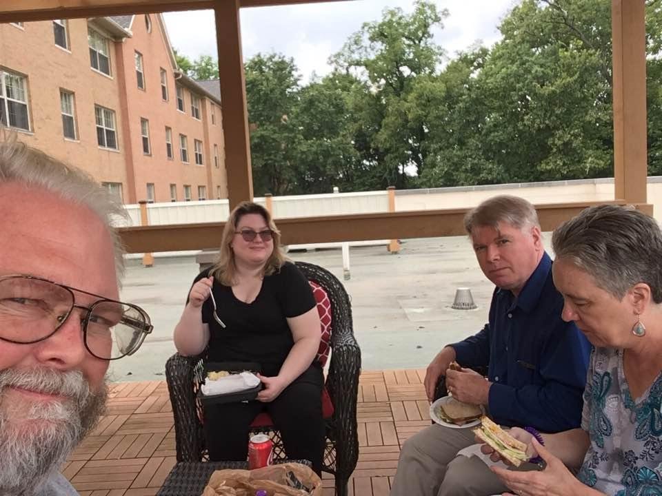 Lunch on the patio