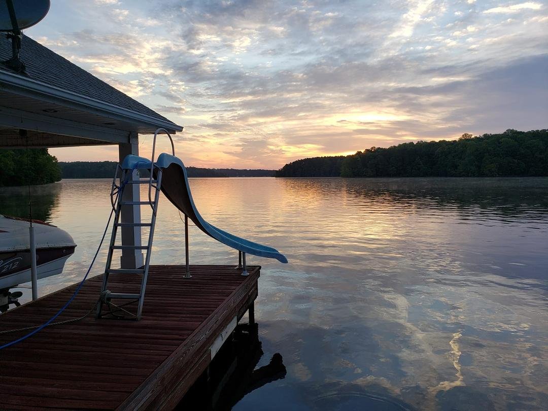 Sunrise at Hyco Lake