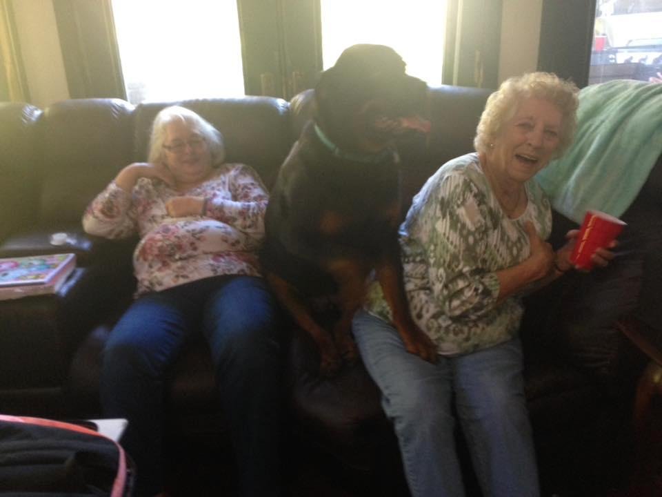 Bart with Gram and me.