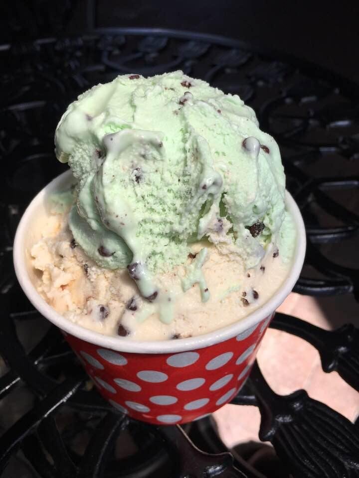 Three scoops 1/2 gone Morro Bay Ca.