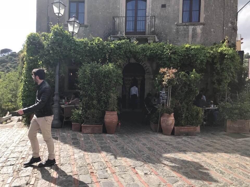 The bar from The Godfather in the town of Savoca