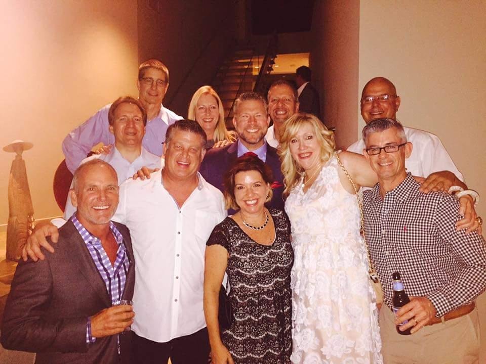 Look who showed up to Brian Ruede's wedding reception! These incredible ex Insighters are ageless!