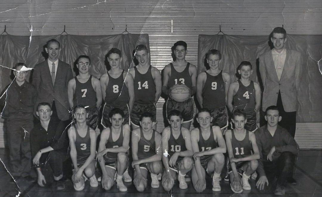 1960's North Bend grade school basketball team