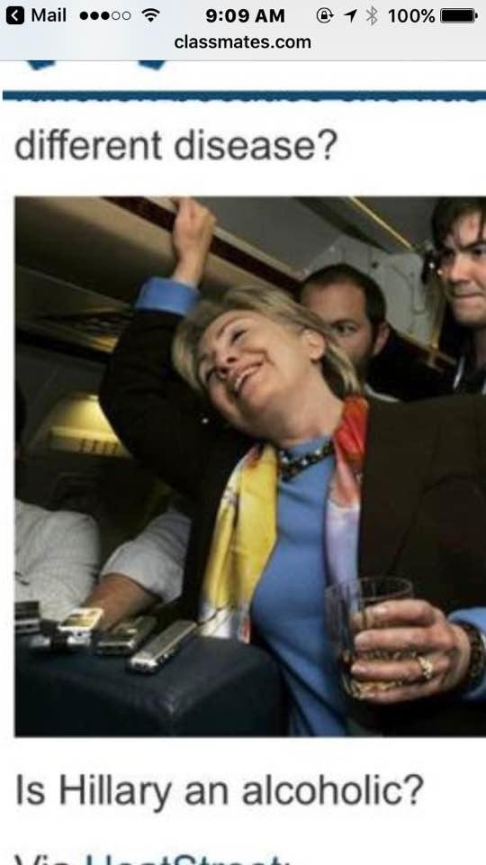 Not only that she's a compulsive liar I think we dodged a bullet